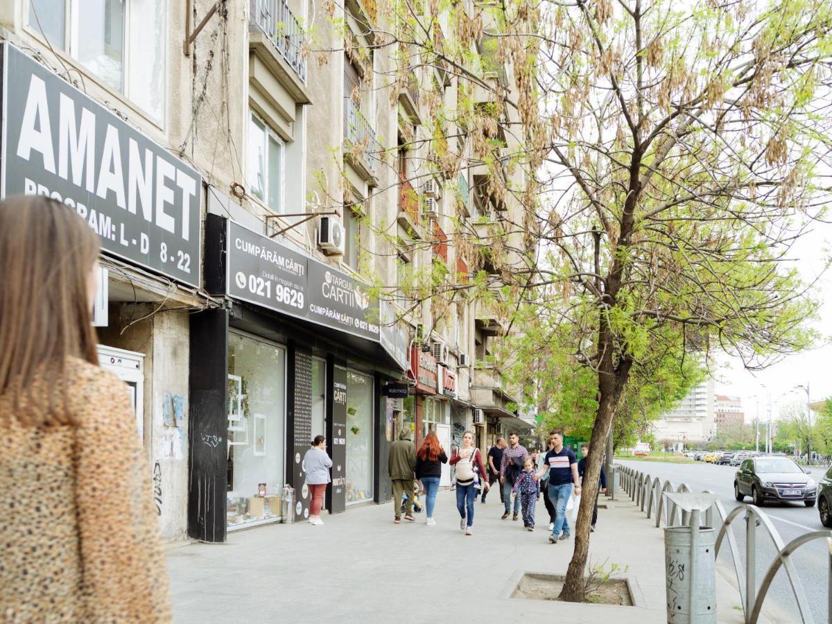 Sunny 2Br Flat - Top Location - Amazing Balcony Bukarest Kültér fotó