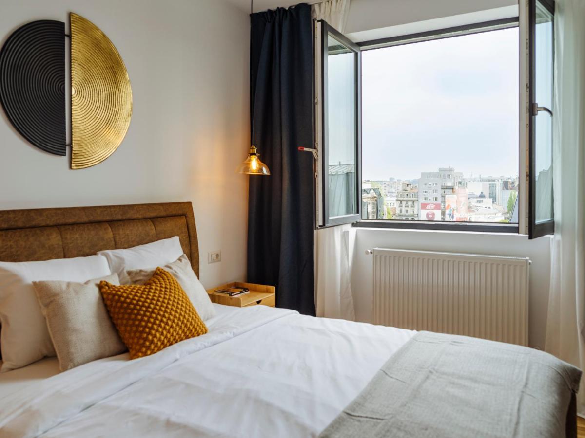 Sunny 2Br Flat - Top Location - Amazing Balcony Bukarest Kültér fotó