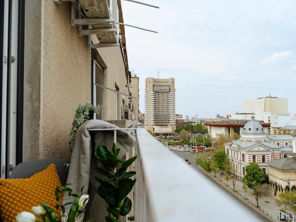 Sunny 2Br Flat - Top Location - Amazing Balcony Bukarest Kültér fotó